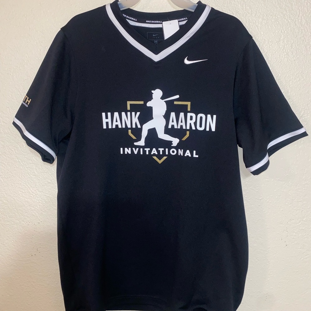 Nike Black and White Hank Aaron Invitational Tee